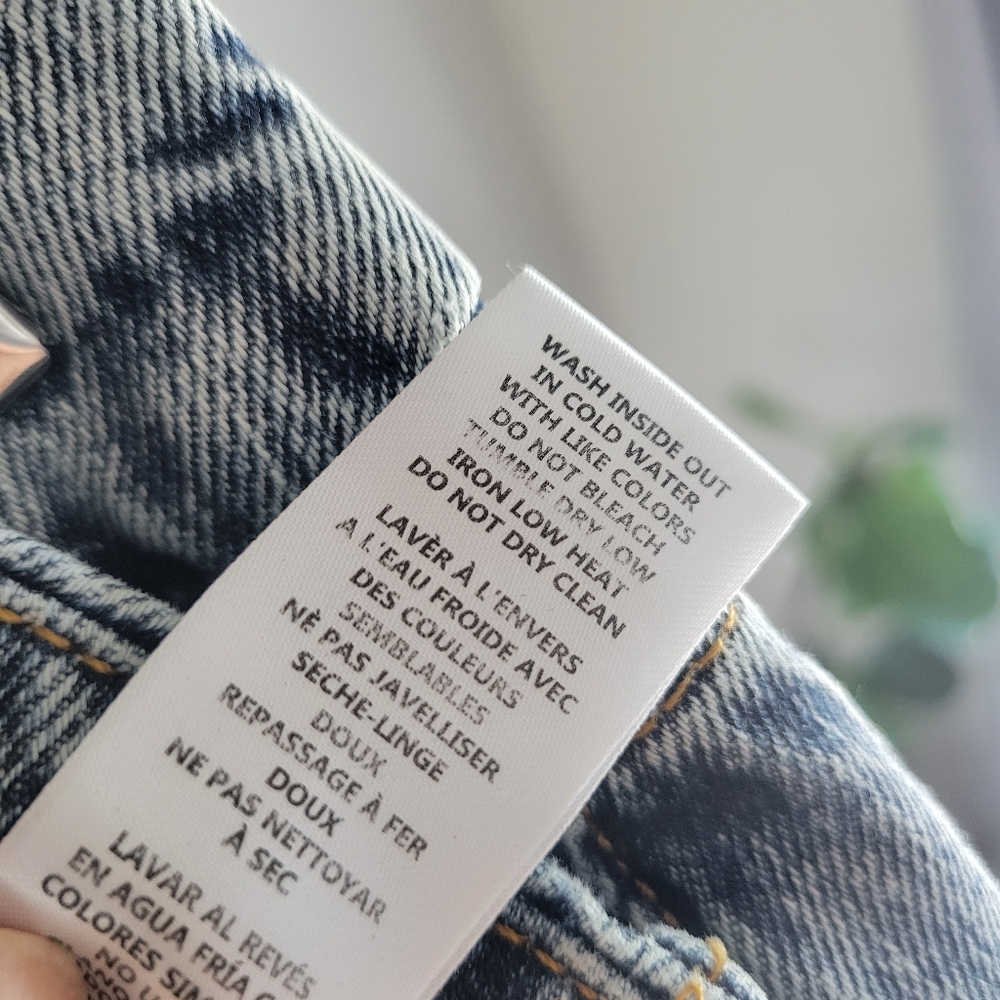 ✨️HP✨️NWT GOOD AMERICAN GOOD CLASSIC Distressed Jeans size 00/24 - Picture 13 of 15
